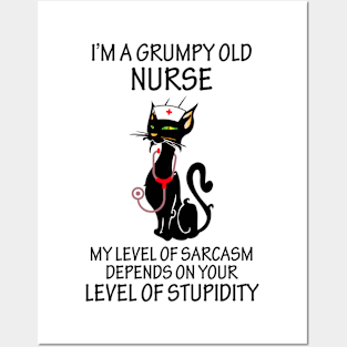 Im a grumpy old nurse Posters and Art